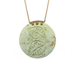 Mangōpare Disc Pounamu Pendant | by Alex Sands