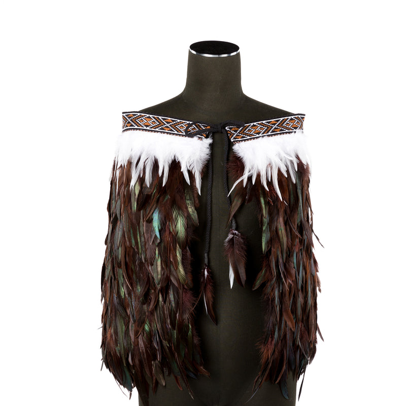 Adult Half Length Feather Cloak - XL