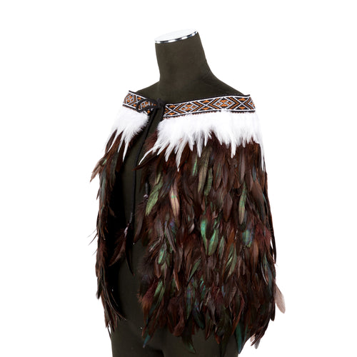 Adult Half Length Feather Cloak - XL