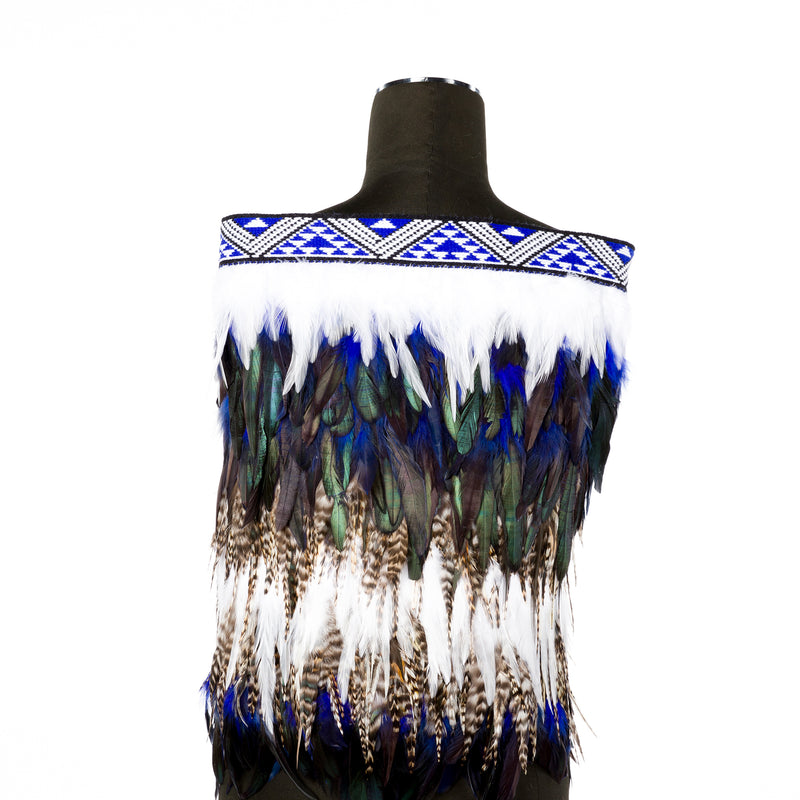 Adult Half Length Feather Cloak - L