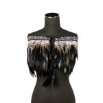 Adult Quarter Length Feather Cloak - L