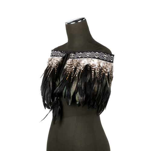 Adult Quarter Length Feather Cloak - L