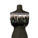 Adult Quarter Length Feather Cloak - L