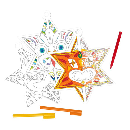 Matariki Colour-In Star Set 36 pc