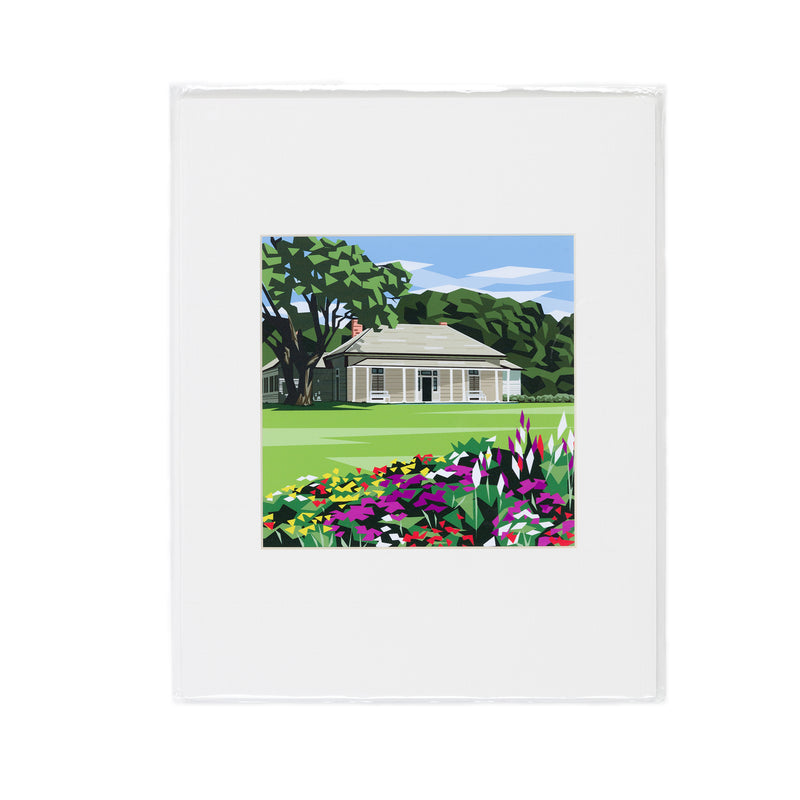 Matted Print - Waitangi Treaty House