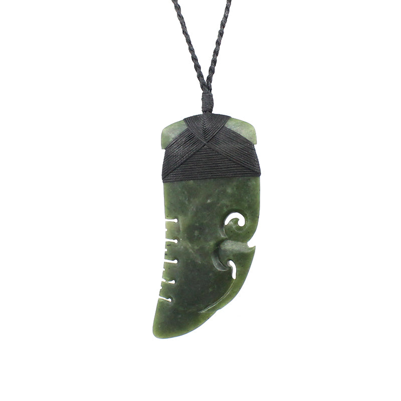 Niho Pounamu Pendant