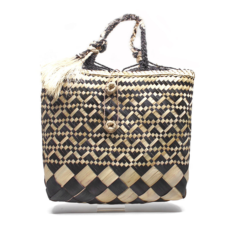 Vanuatu Nawita Basket - Black