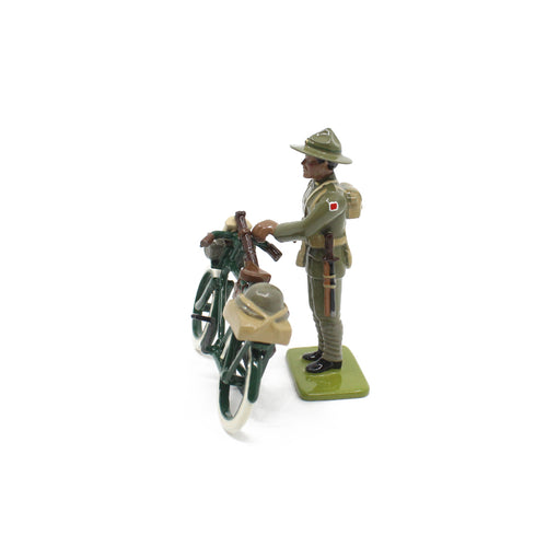 New Zealand Cyclist Corps 1916 - 1919 - Private with BSA Bicycle