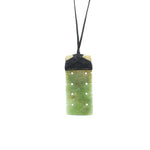 Notched Toki Pounamu Pendant