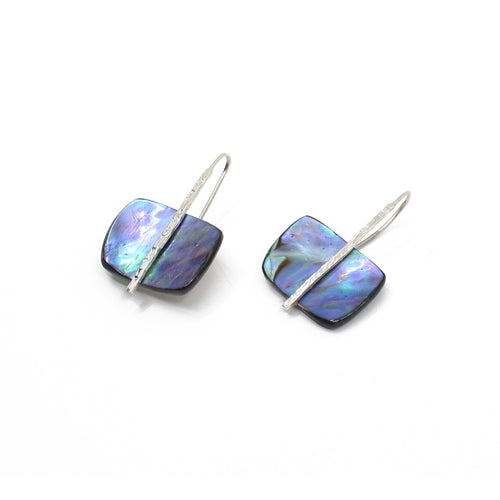 Pāua shell earrings | by Michel Girardin
