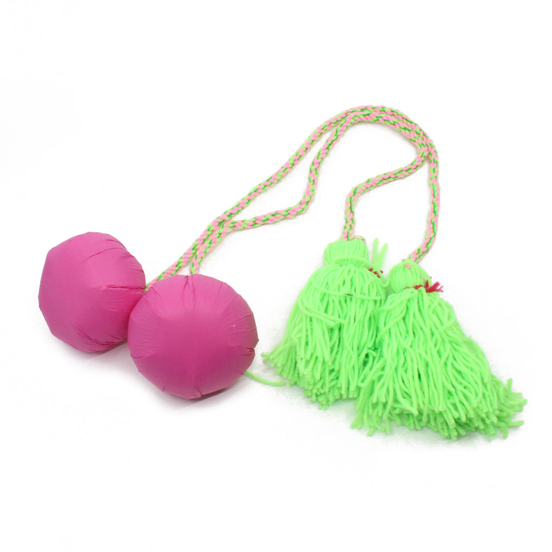 Tūwaenga roa Pair of Poi with Plastic Head - 63cm