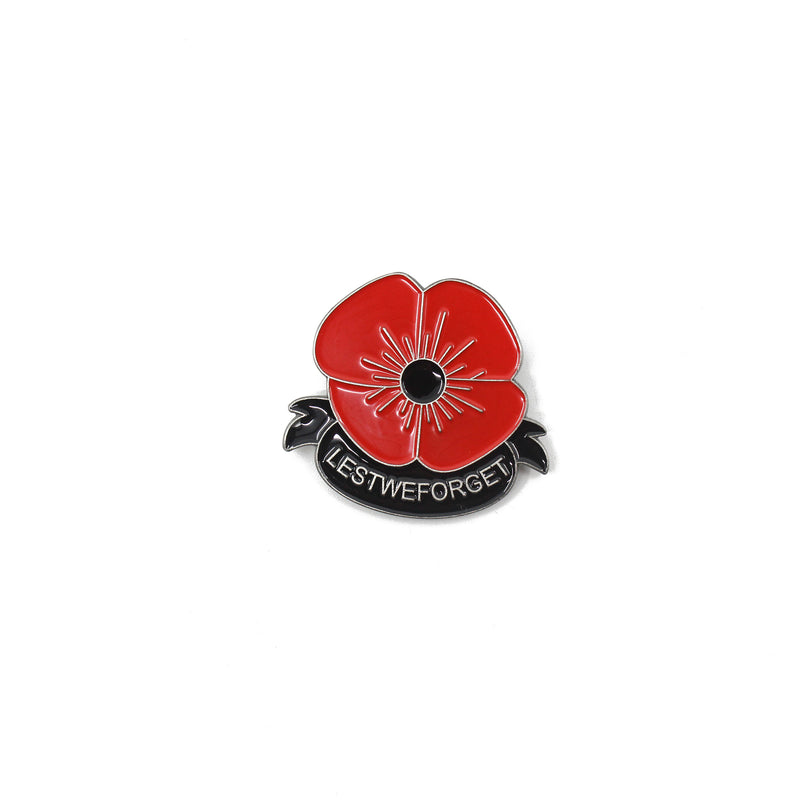 Poppy Badge - Lest We Forget