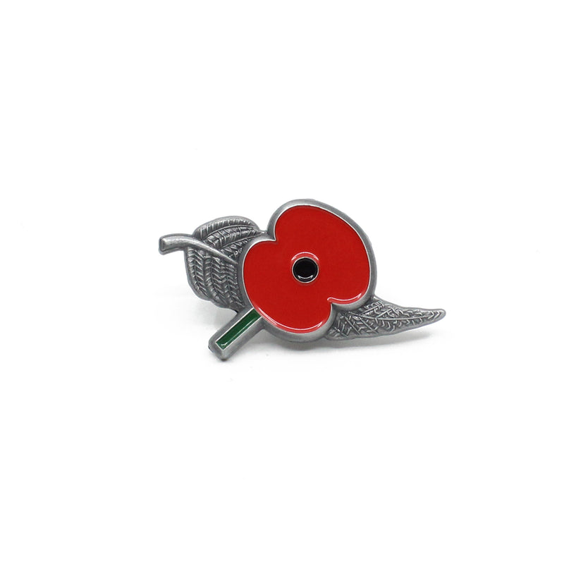 Poppy with Fern Pin