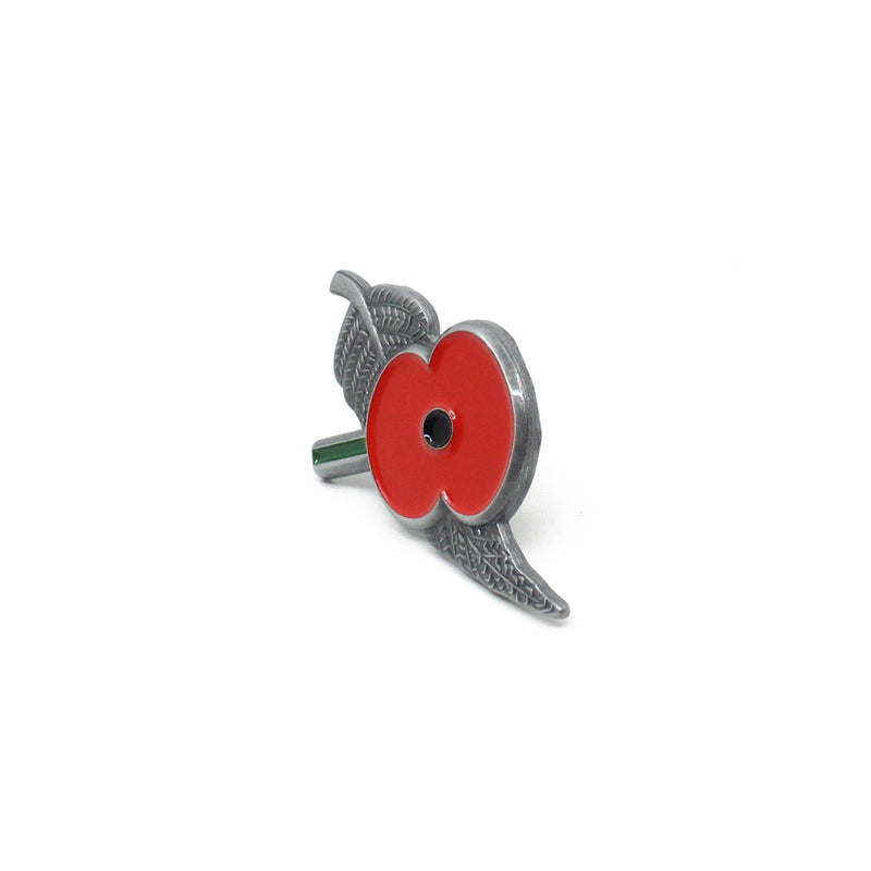 Poppy with Fern Pin