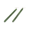 Pounamu Drop Earrings | by Sands Carving Studio