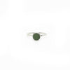 Pounamu & Sterling Silver Ring