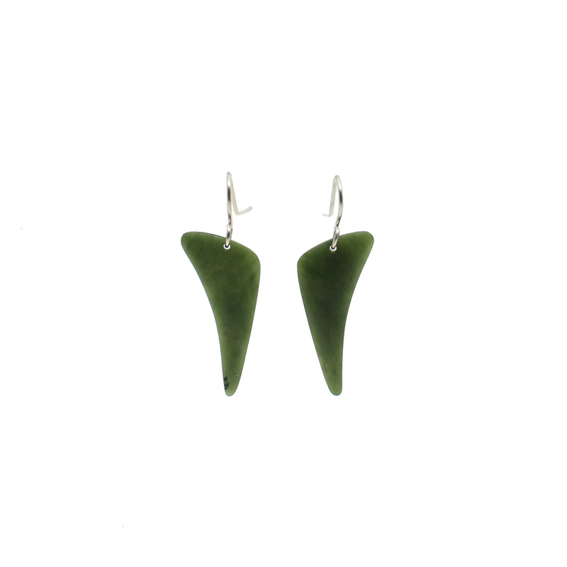 Pounamu Earrings - Small | by Ric Moor
