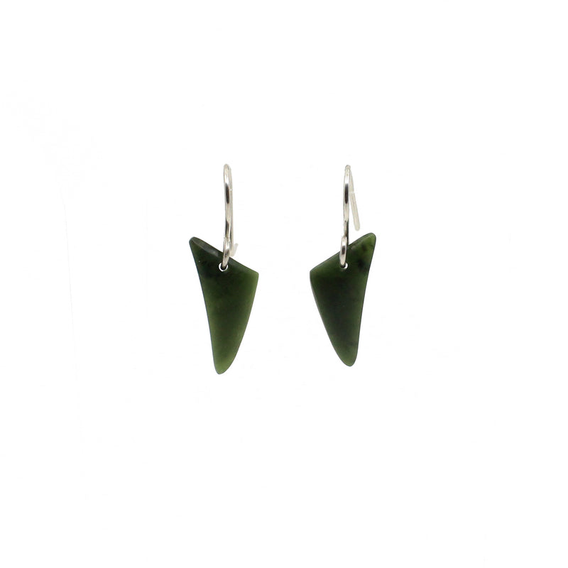 Pounamu Earrings - Small | by Ric Moor