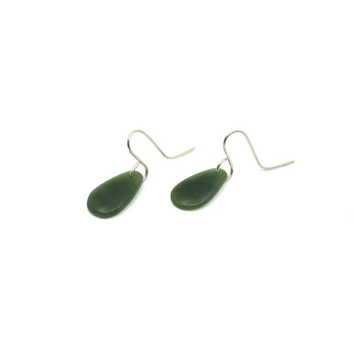 Pounamu Earrings - Small | by Ric Moor
