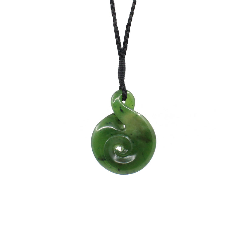 Single Twist with Koru Pounamu Pendant