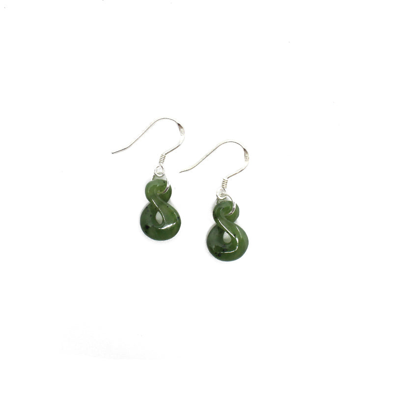 Single Twist Pounamu Earrings