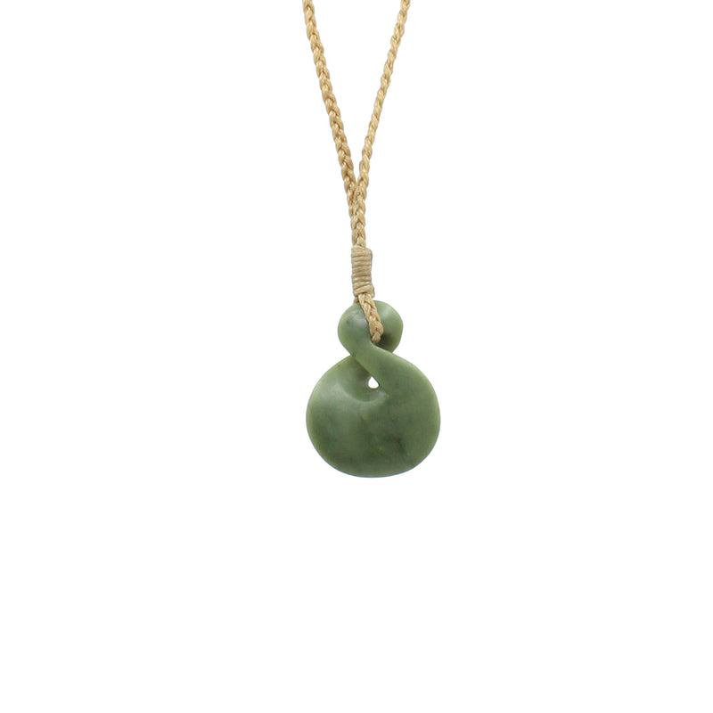 Single Twist Pounamu Pendant - Small | by Alex Sands