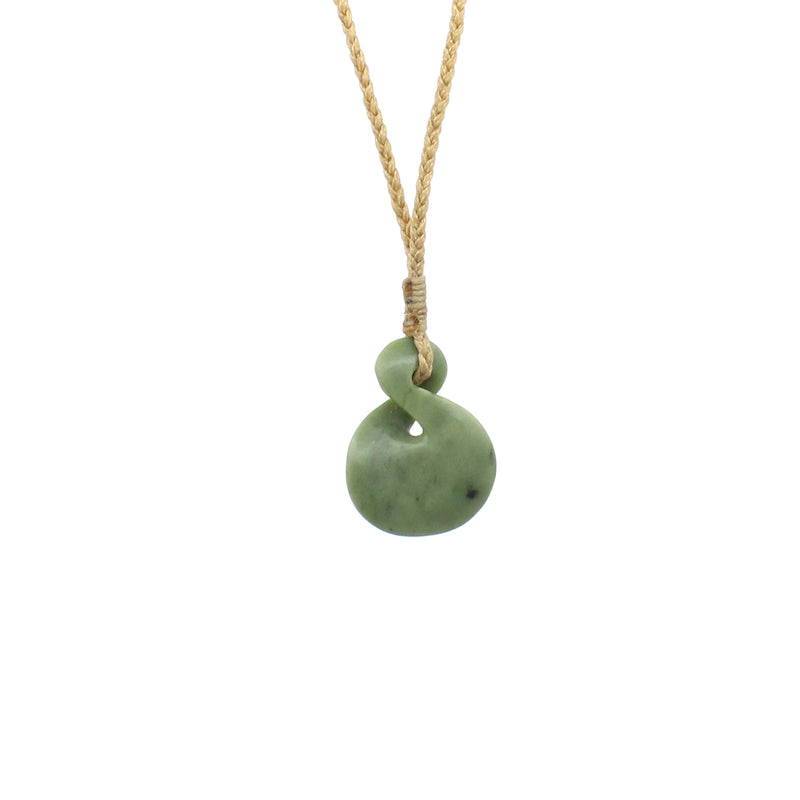 Single Twist Pounamu Pendant - Small | by Alex Sands