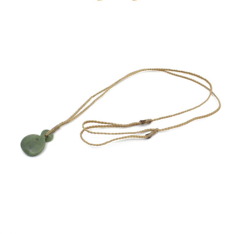 Single Twist Pounamu Pendant - Small | by Alex Sands
