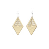 Tino Taimana Earrings - Mirror | by Nichola Te Kiri