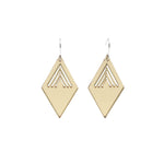 Tino Taimana Earrings - Mirror | by Nichola Te Kiri
