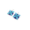 Tipani Earrings Light Blue & Blue | by Leone Samu Tui
