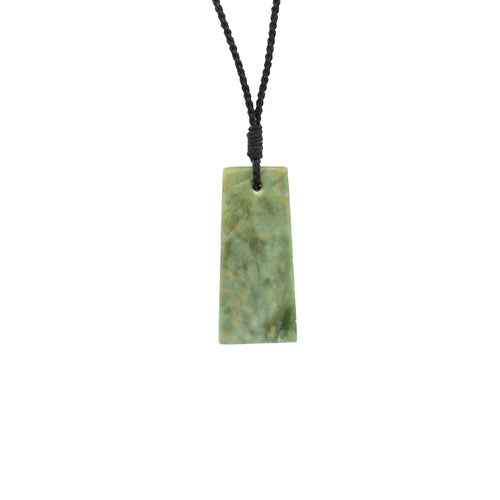 Toki Pounamu Pendant with Raranga Detail | by Ana Krakosky