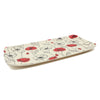 Poppy Bamboo Tray - White