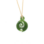 Twist with Koru Pounamu Pendant