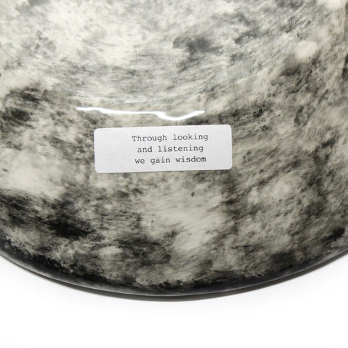 Whakataukī  Bowl Large - Black | by Borrowed Earth