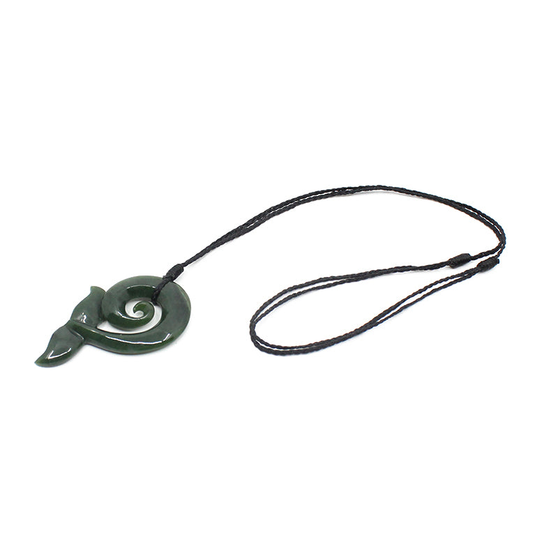 Whale Tail Pounamu Pendant