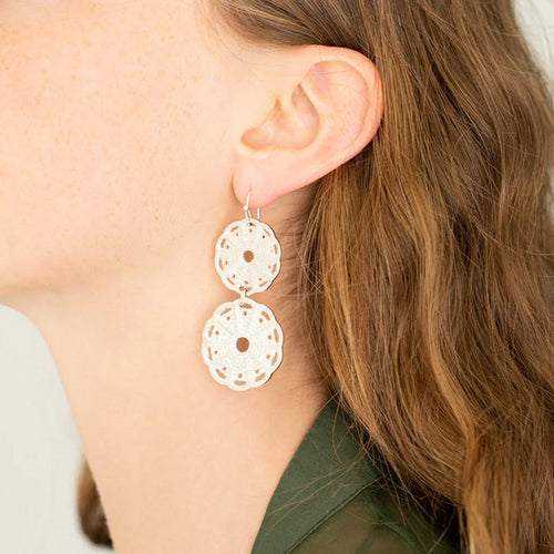 Wild Disk Chandeliers - Sterling Silver  | by Charlotte Penman