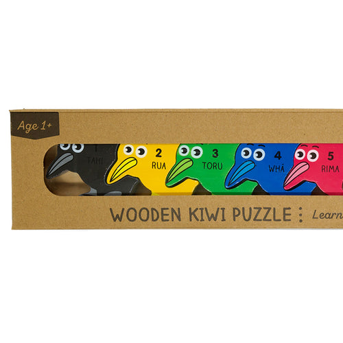 Wooden Te Reo Kiwi Puzzle