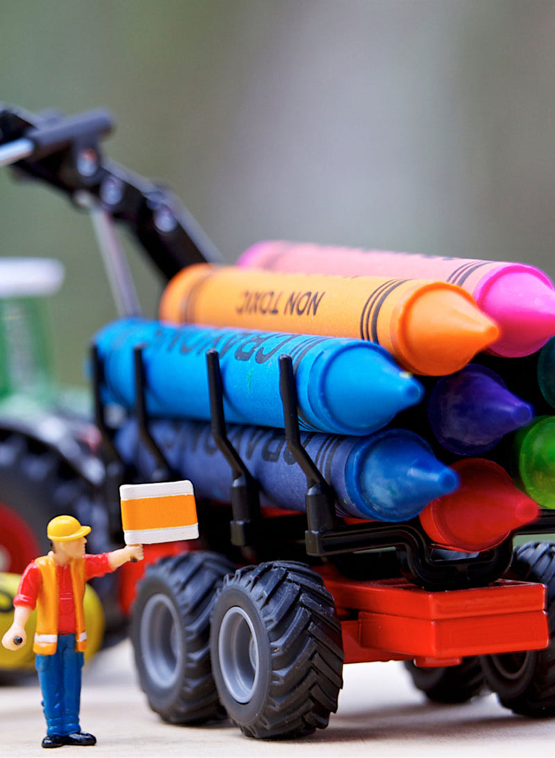 Sustainable Crayons - Print | by Adam Popovic