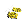 Hinetakurua - Takurua Whareana Earrings - Yellow | by Nichola Te Kiri