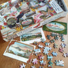Birds & Postcard - 1000 Piece Jigsaw Puzzle