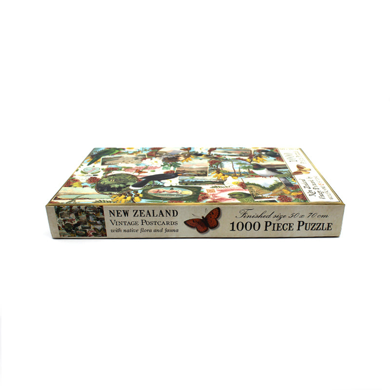 Birds & Postcard - 1000 Piece Jigsaw Puzzle