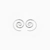 Silver Spiral Earrings - Large | by Nick Feint